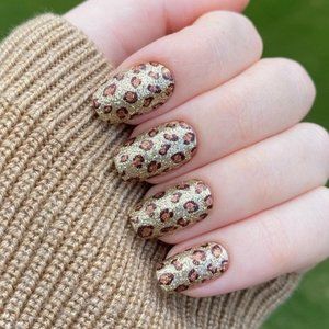 Color Street Nails SAFARI CHIC Glitter Design Set RETIRED NWT